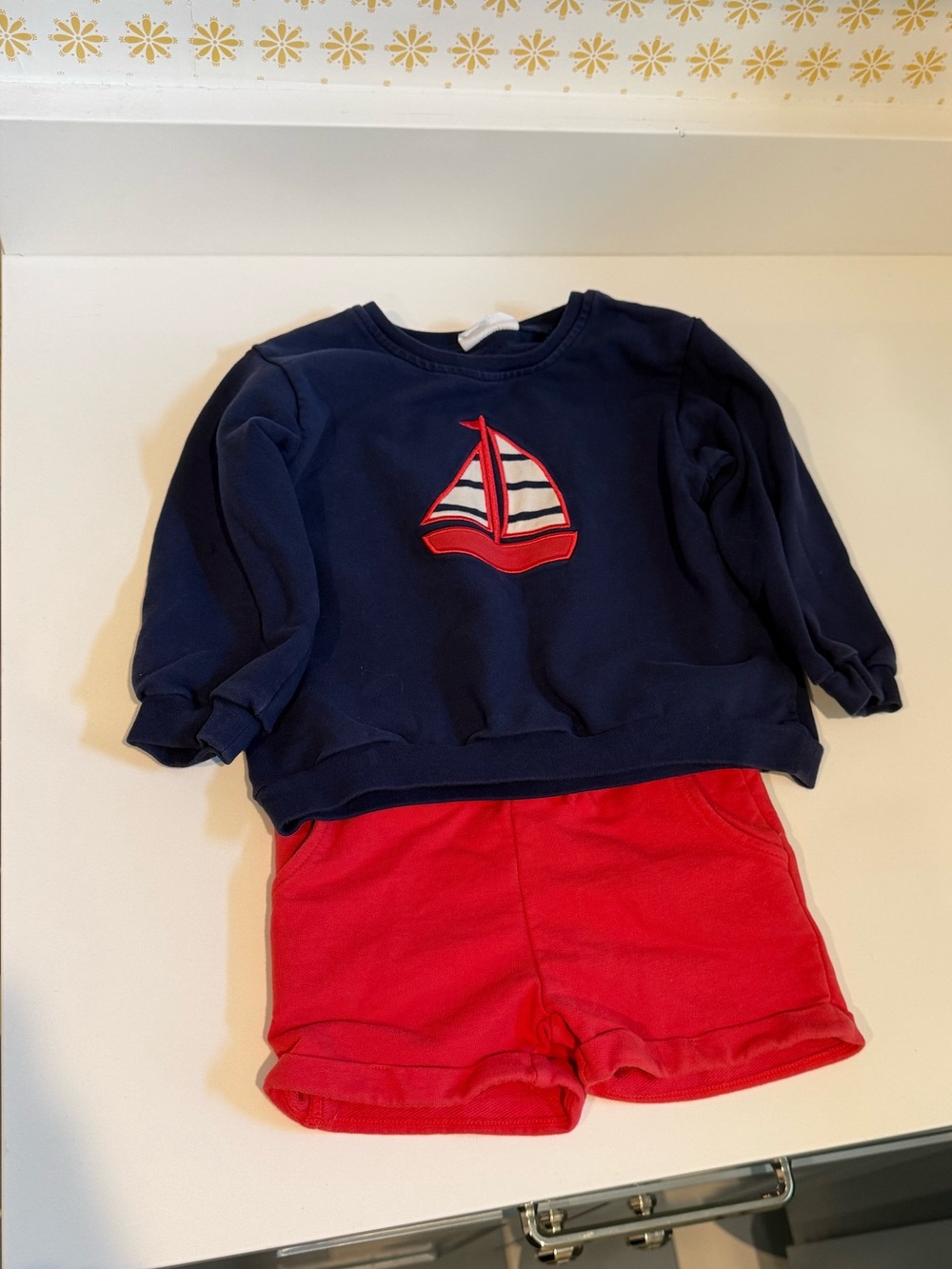 Angel Dear Sailboat Short Set